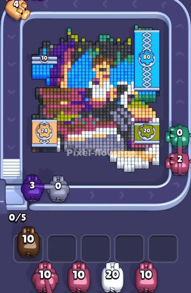 Pixel Flow Level 1637 Solution 1