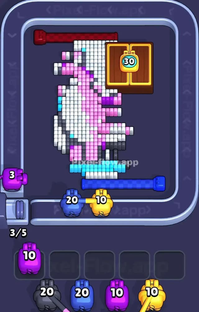 Pixel Flow Level 1260 Solution 2