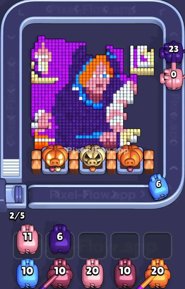 Pixel Flow Level 1179 Solution 1