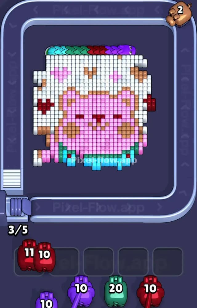 Pixel Flow Level 1132 Solution 1