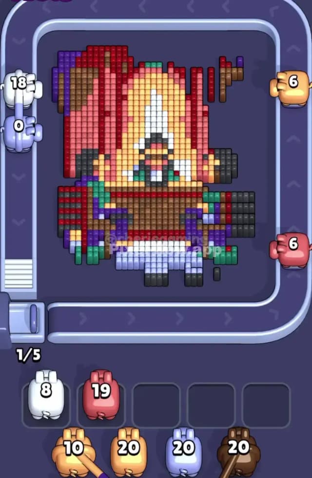 Pixel Flow Level 1622 Solution 1