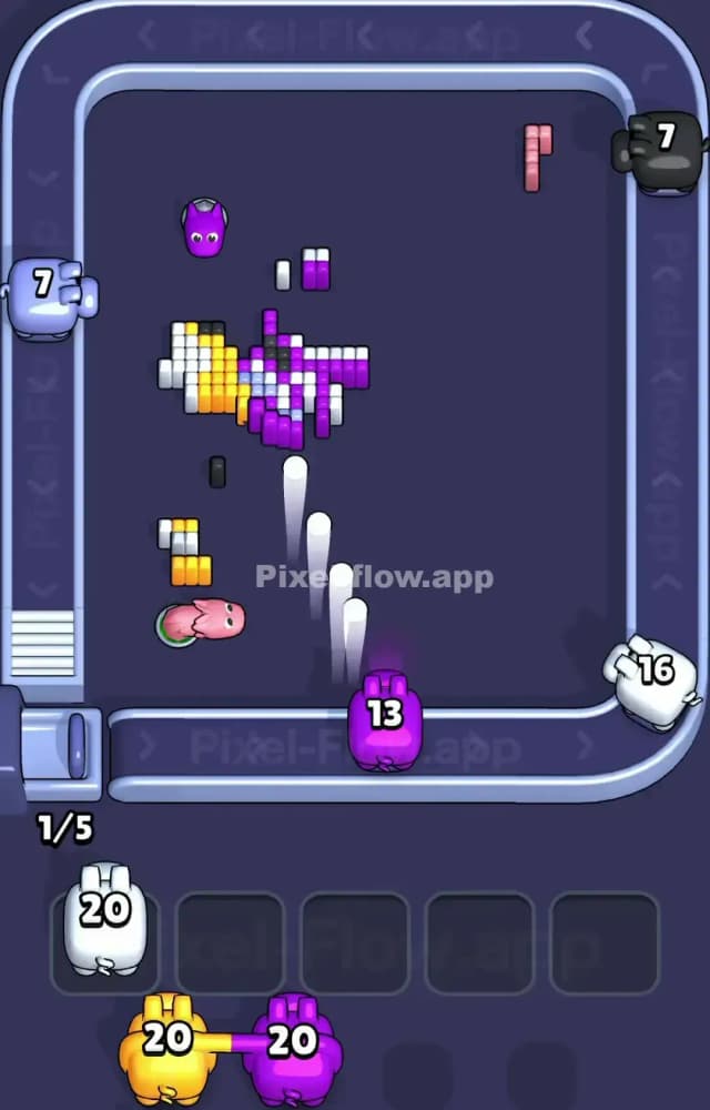 Pixel Flow Level 1131 Solution 3