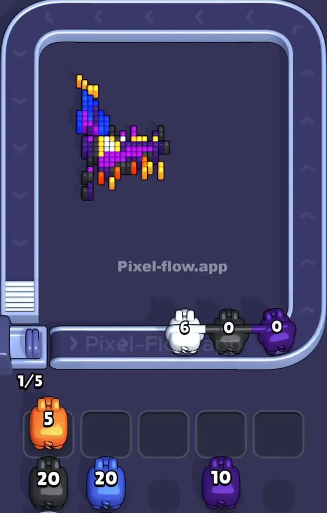 Pixel Flow Level 867 Solution 3
