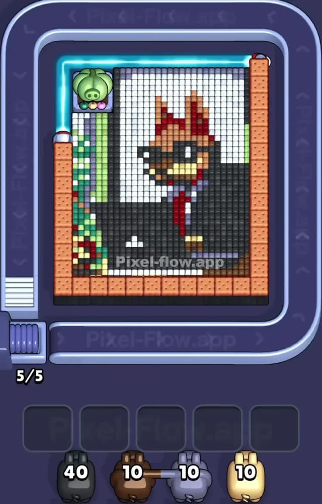 Pixel Flow Level 1355 Gameplay