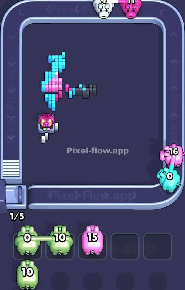 Pixel Flow Level 1213 Solution 3