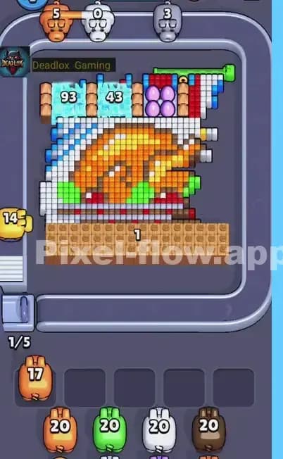 Pixel Flow Level 483 Solution 1