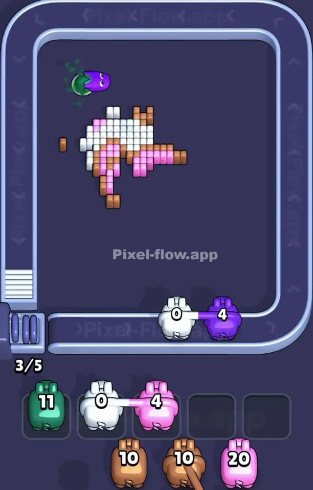 Pixel Flow Level 1132 Solution 3