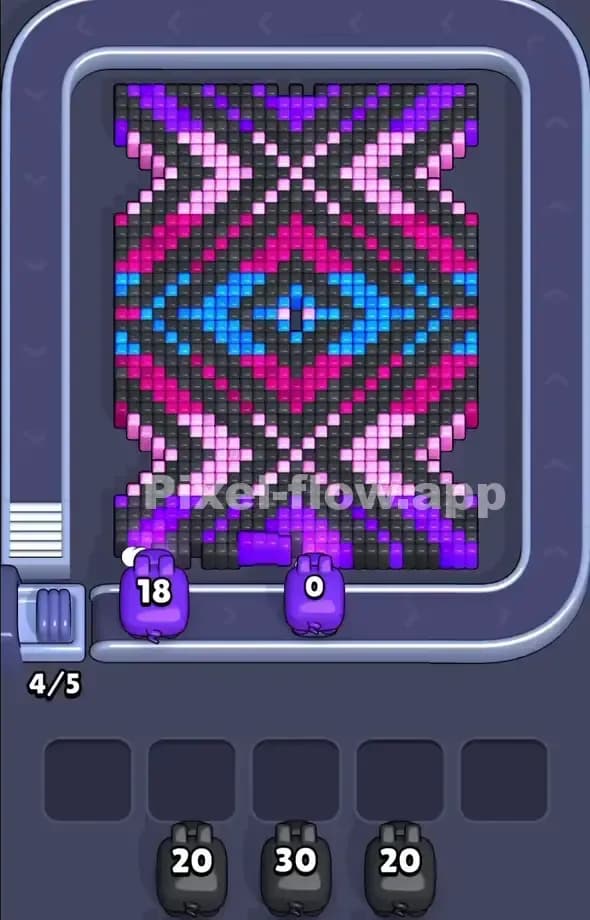 Pixel Flow Level 520 Gameplay