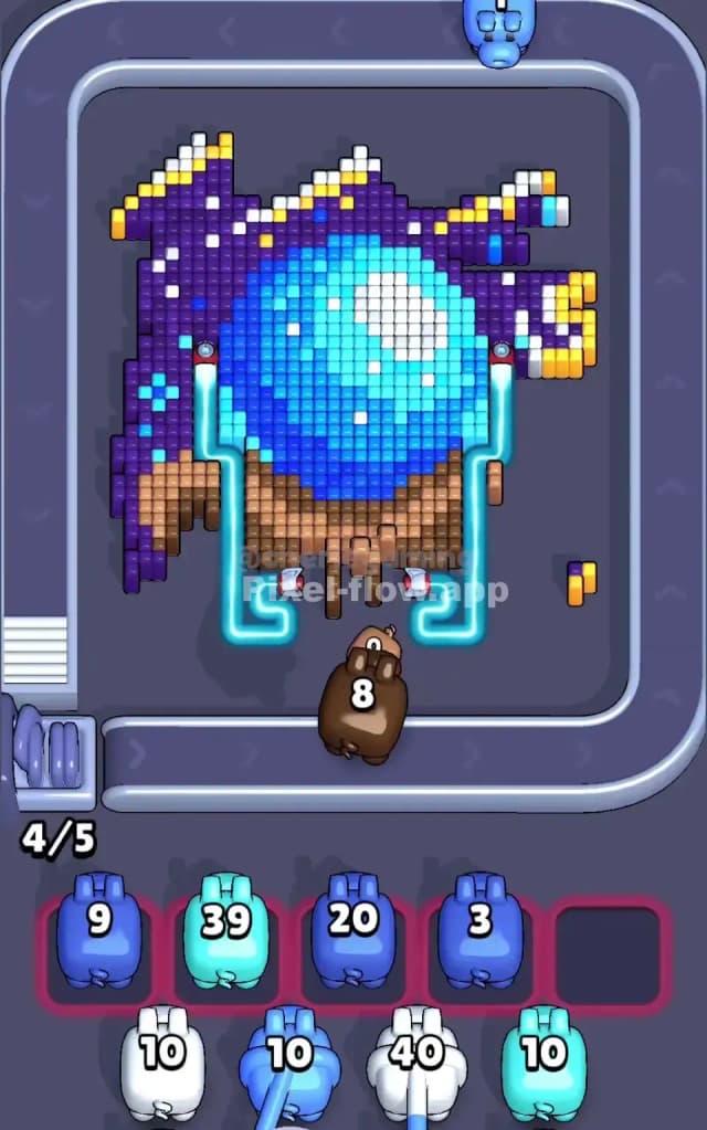 Pixel Flow Level 623 Solution 1