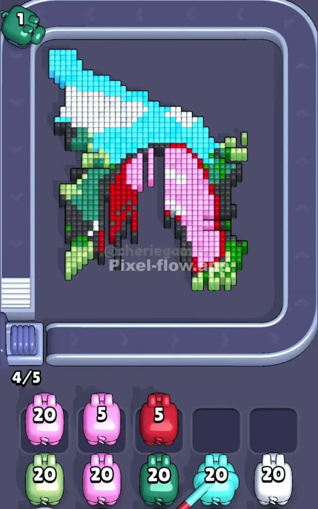 Pixel Flow Level 626 Solution 2