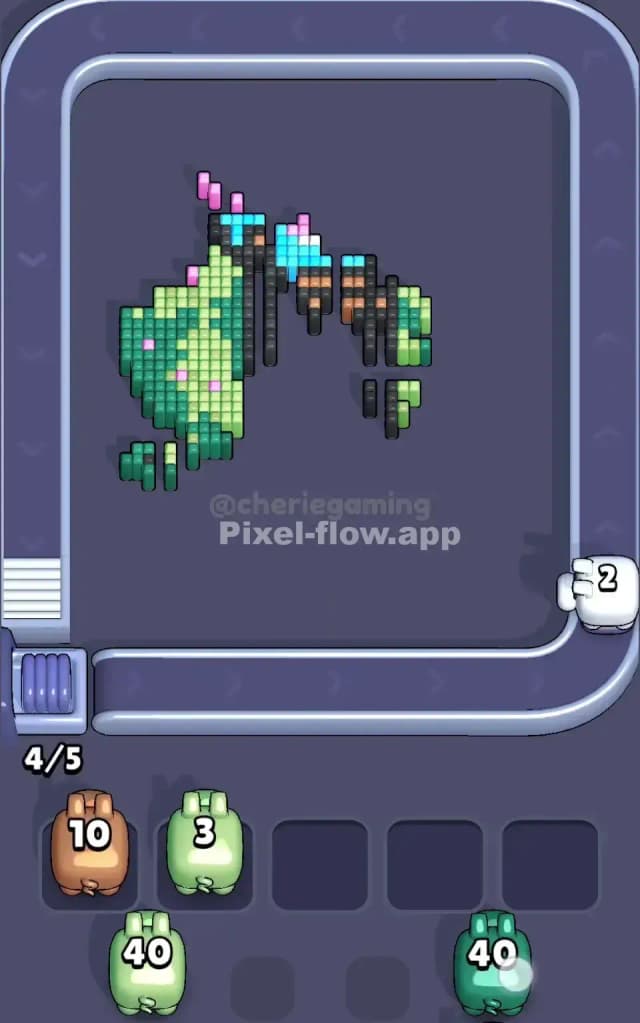 Pixel Flow Level 686 Solution 3