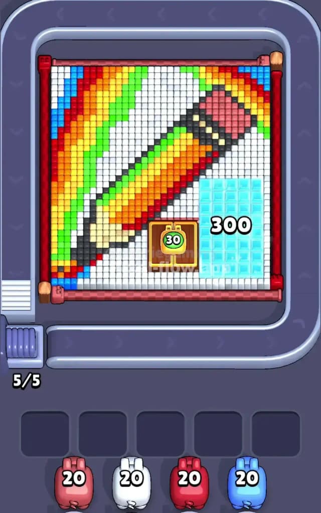 Pixel Flow Level 537 Gameplay