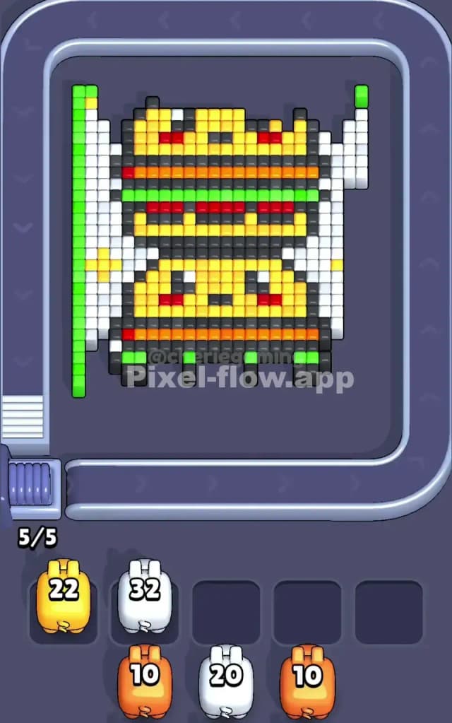 Pixel Flow Level 111 Solution 1