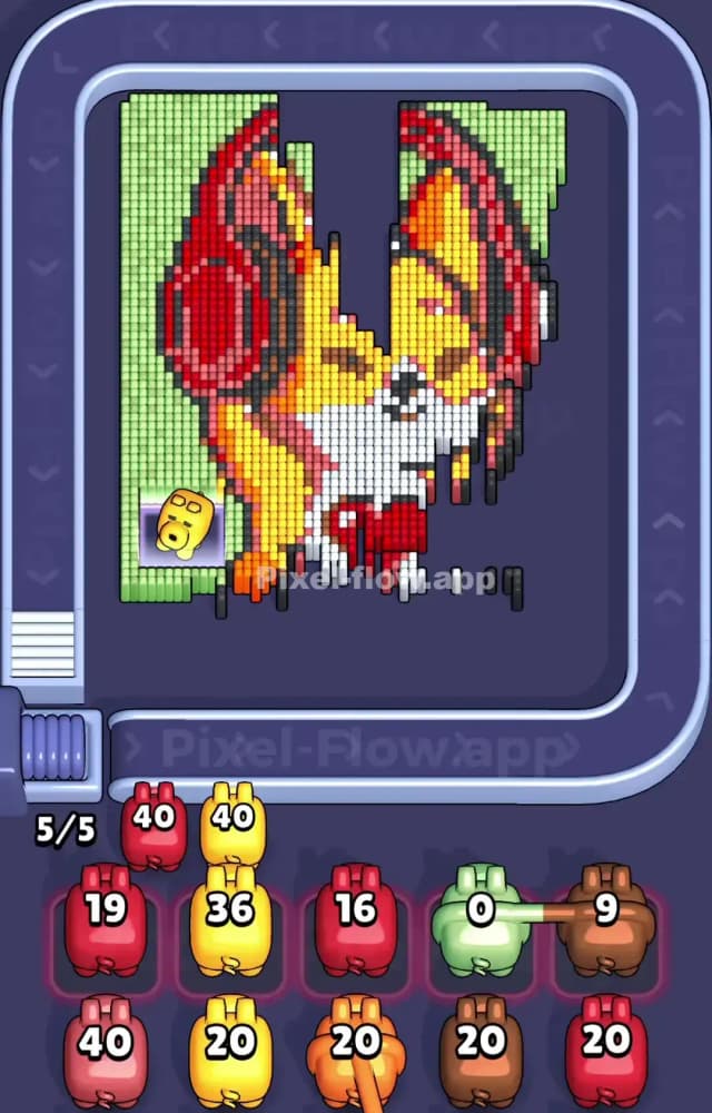 Pixel Flow Level 1099 Solution 1