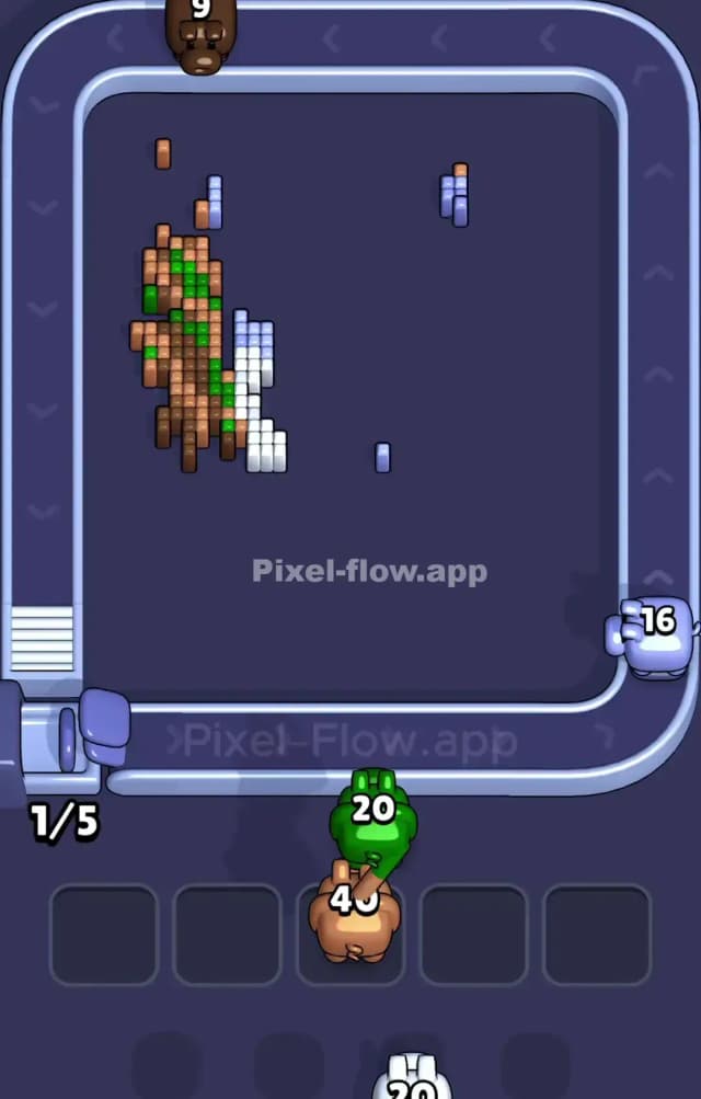 Pixel Flow Level 929 Solution 3