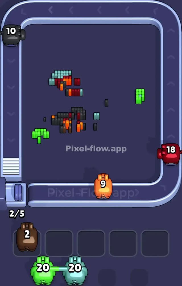 Pixel Flow Level 943 Solution 3