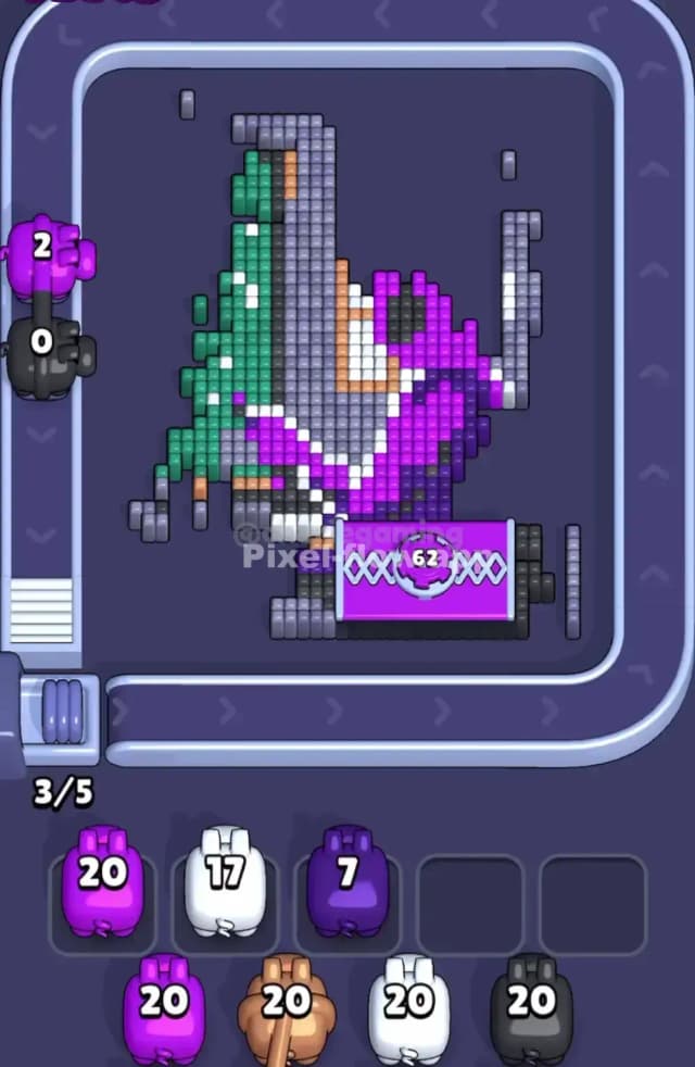 Pixel Flow Level 1613 Solution 2