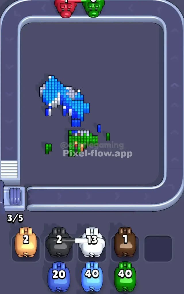 Pixel Flow Level 677 Solution 3