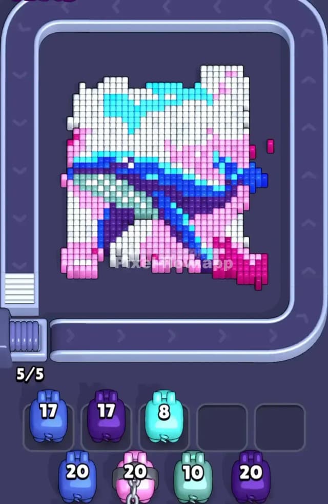 Pixel Flow Level 1642 Solution 1
