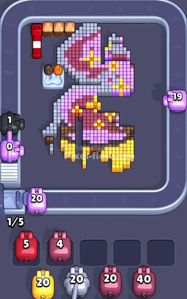 Pixel Flow Level 330 Solution 2