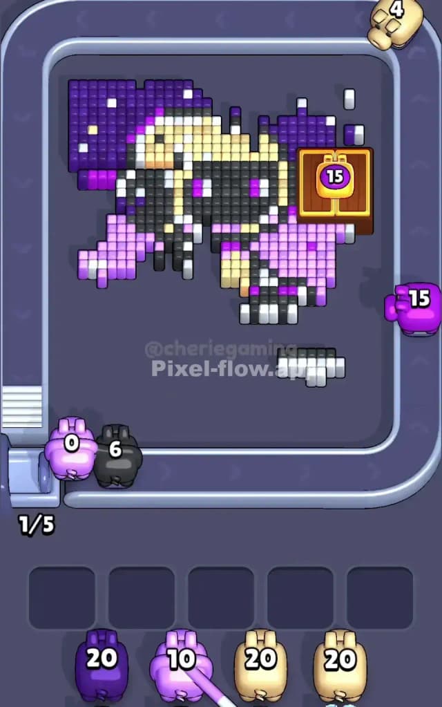 Pixel Flow Level 588 Solution 2