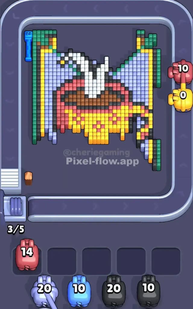 Pixel Flow Level 674 Solution 2