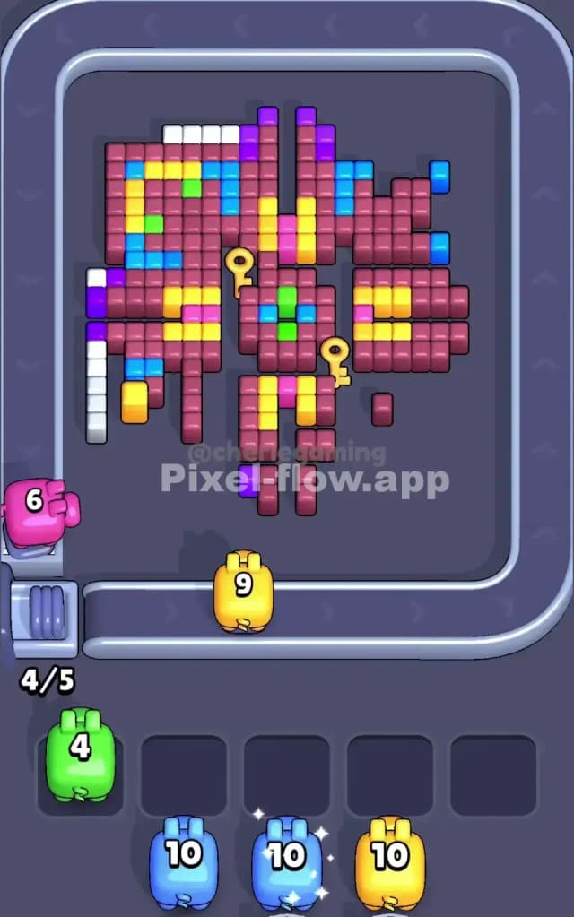 Pixel Flow Level 222 Solution 2