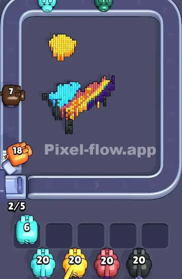 Pixel Flow Level 425 Solution 2