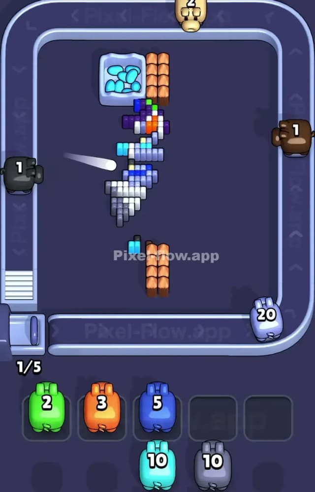 Pixel Flow Level 1251 Solution 3
