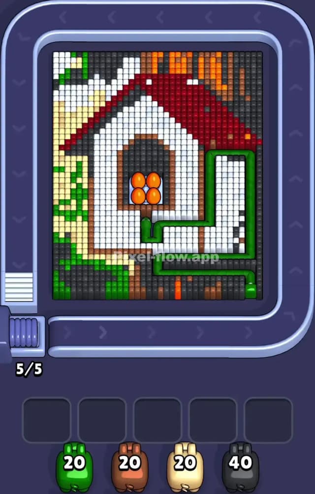 Pixel Flow Level 934 Gameplay