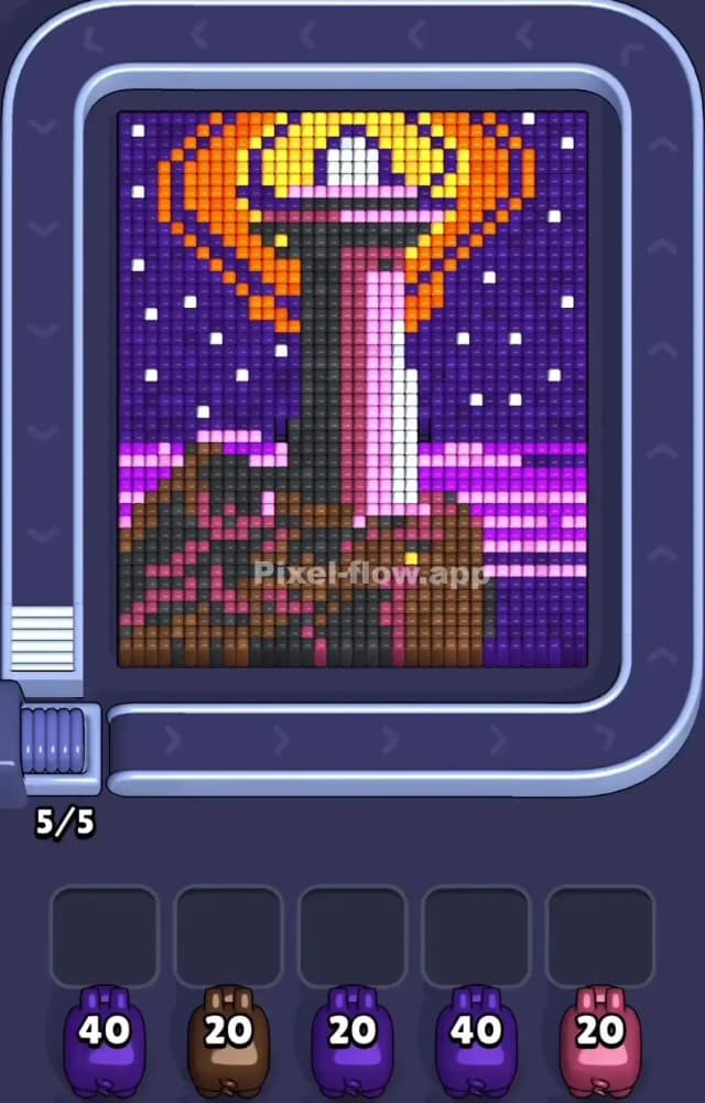 Pixel Flow Level 984 Gameplay