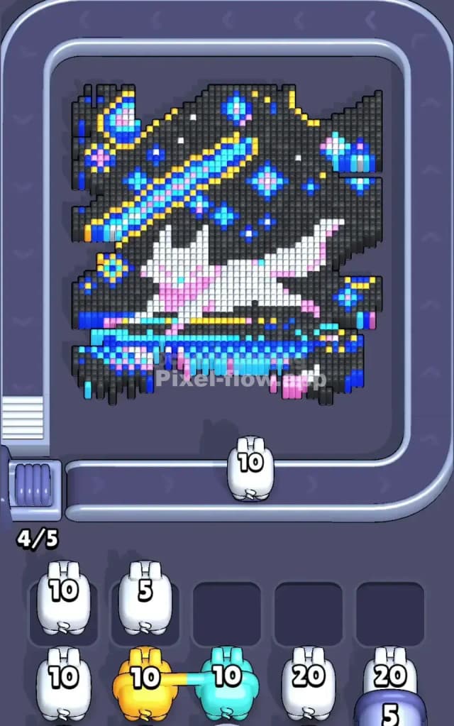 Pixel Flow Level 599 Solution 3