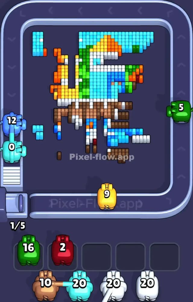 Pixel Flow Level 936 Solution 2