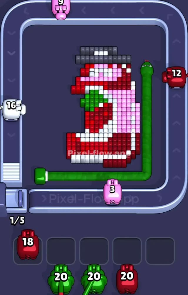 Pixel Flow Level 924 Solution 1