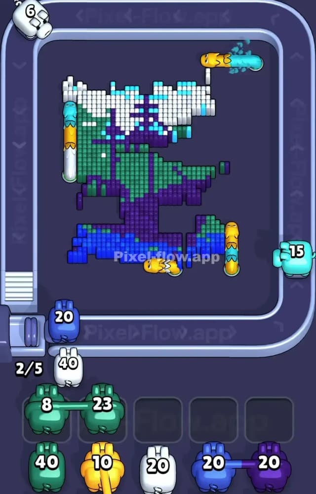 Pixel Flow Level 1141 Solution 2