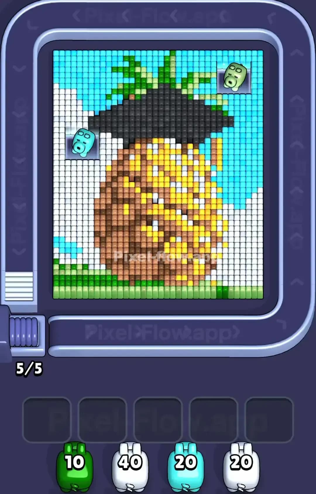 Pixel Flow Level 1416 Screenshot