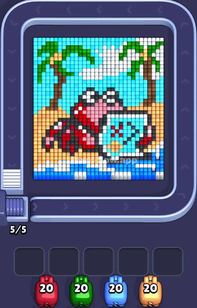 Pixel Flow Level 998 Gameplay