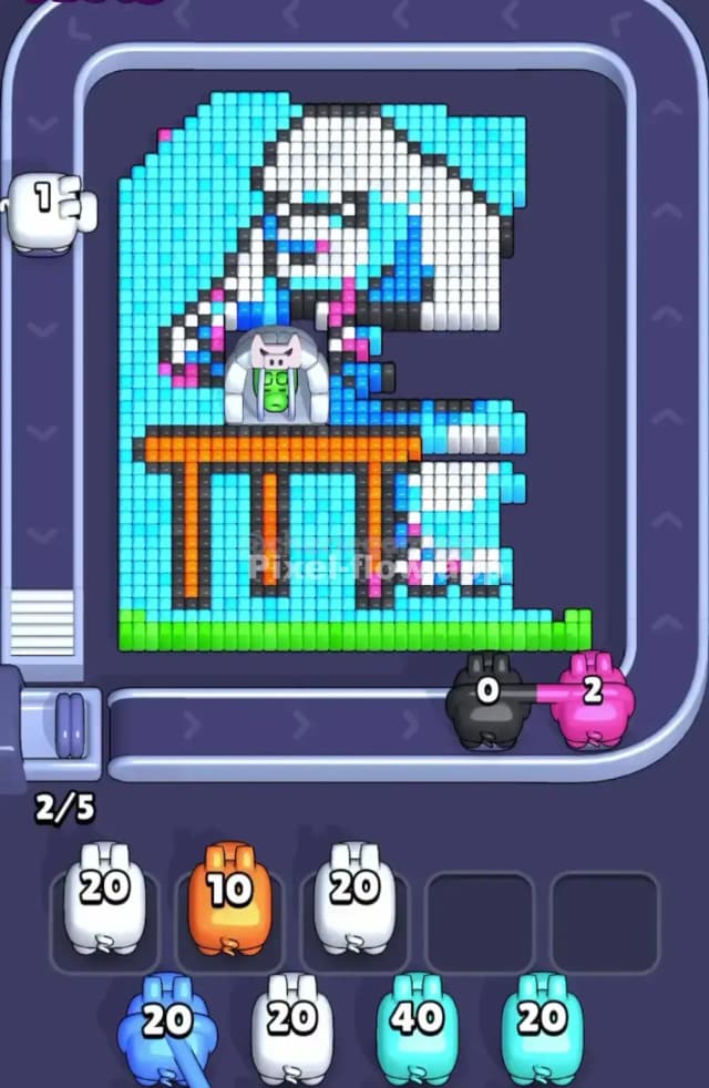 Pixel Flow Level 1725 Solution 1