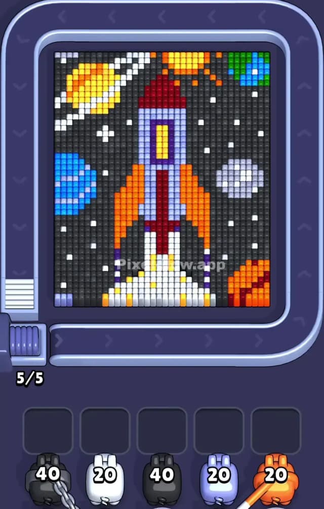 Pixel Flow Level 886 Gameplay