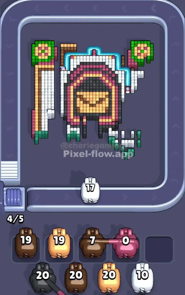 Pixel Flow Level 678 Solution 2