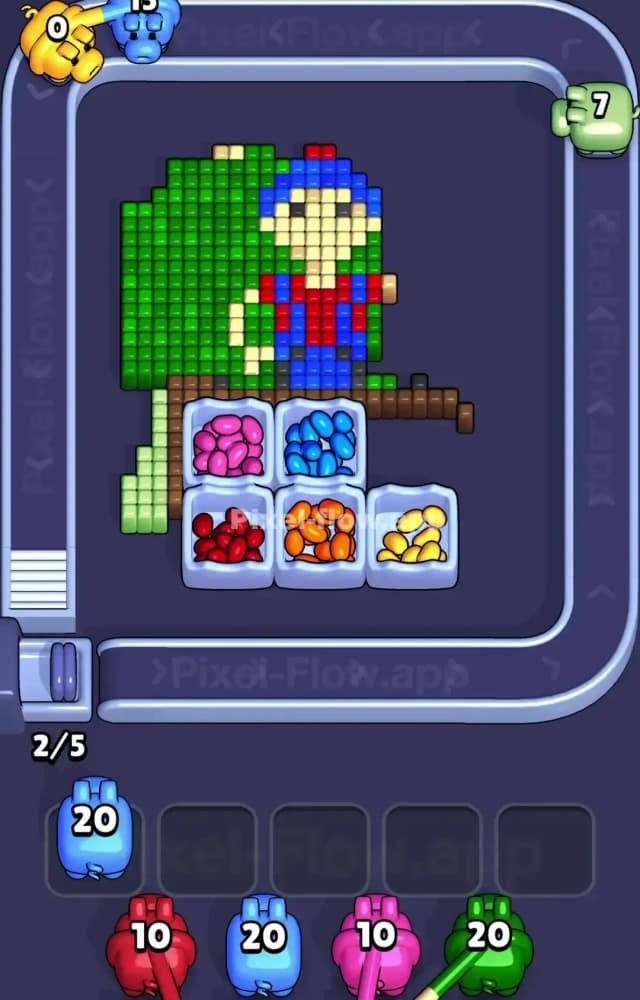 Pixel Flow Level 1309 Solution 2