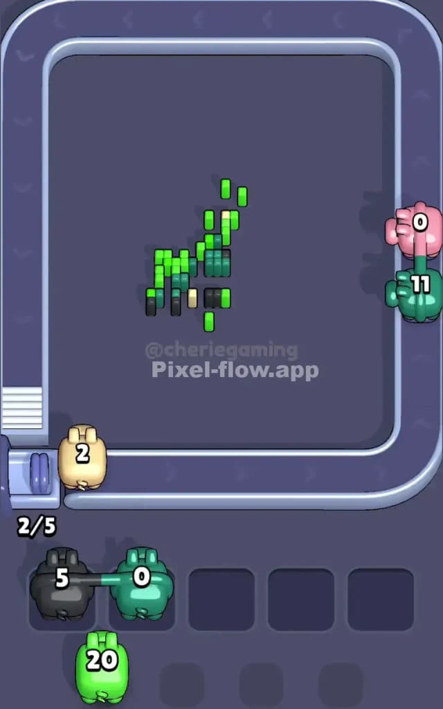 Pixel Flow Level 635 Solution 3