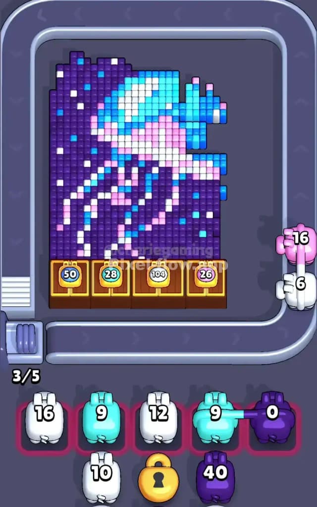 Pixel Flow Level 463 Solution 1