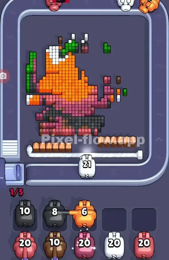 Pixel Flow Level 307 Solution 2