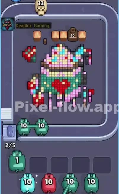 Pixel Flow Level 462 Solution 1