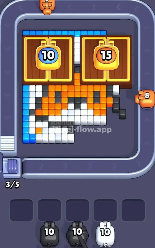 Pixel Flow Level 351 Solution 2