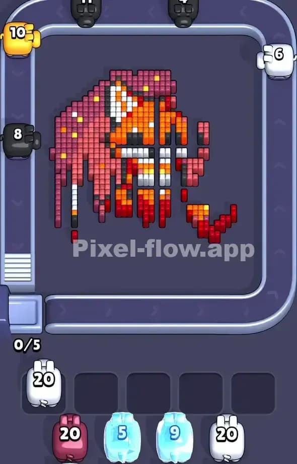 Pixel Flow Level 563 Solution 2