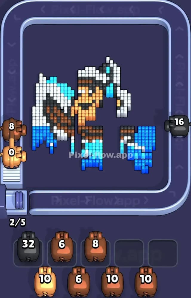 Pixel Flow Level 1594 Solution 2