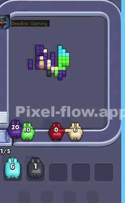 Pixel Flow Level 486 Solution 3