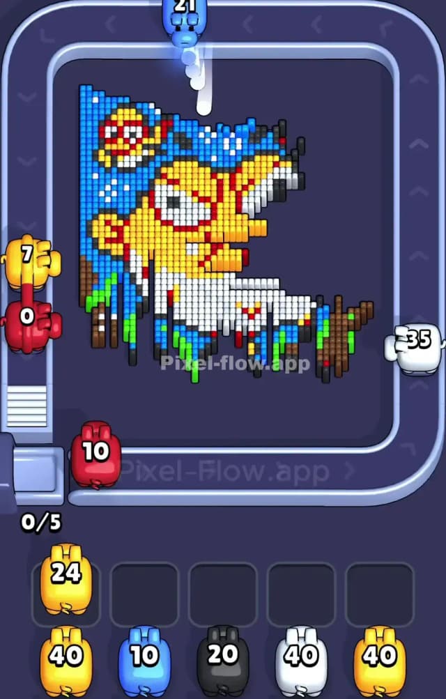 Pixel Flow Level 957 Solution 2